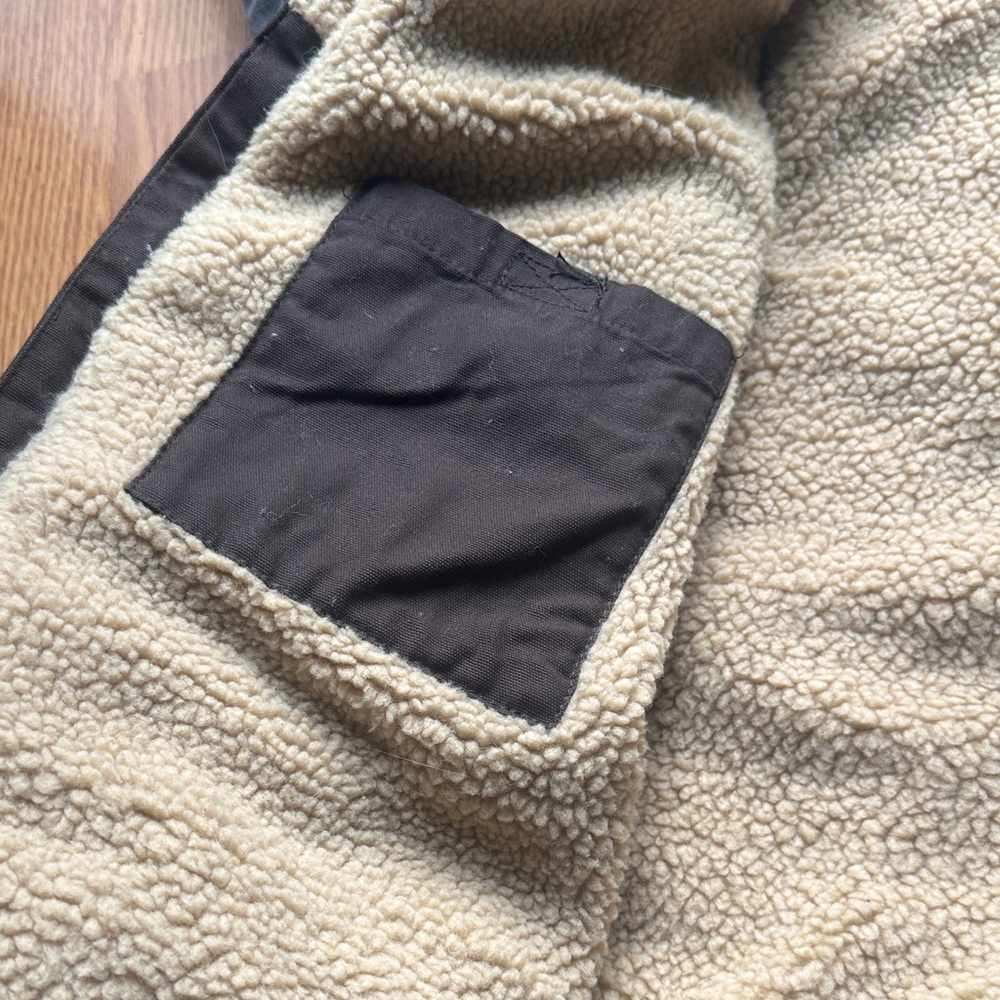 Lee Men's Chocolate Brown Fleece-Lined Vest - Picture 6 of 8
